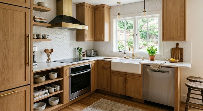 Cherry Cabinet Remodeling in Bloomington, IN
