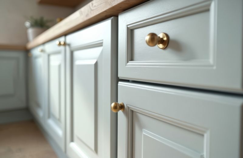 Cherry Cabinet Refacing in Carmel, IN