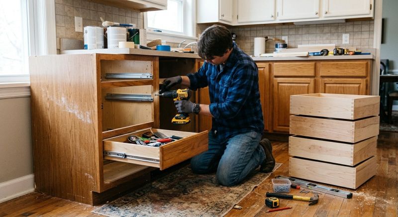 Oak Cabinet Remodeling in Lafayette, IN