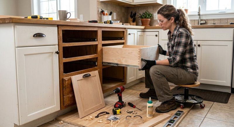 Oak Cabinet Remodeling in Carmel, IN