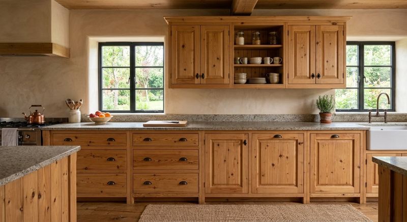 Pine Cabinets Installation in Bloomington, IN