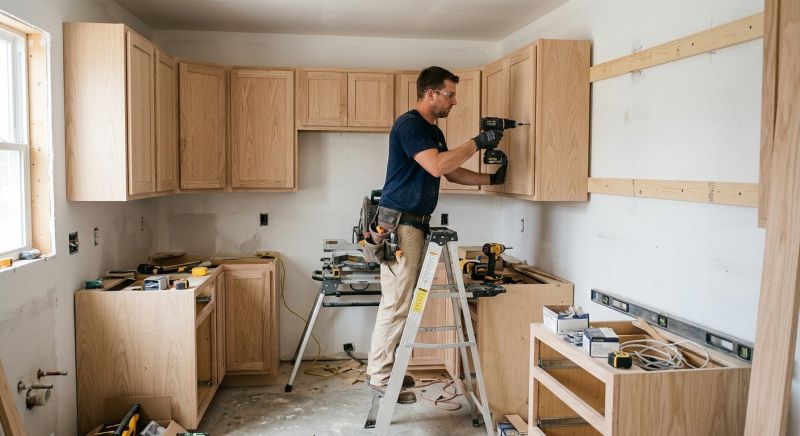 Rustic Cabinets Installation in Carmel, IN