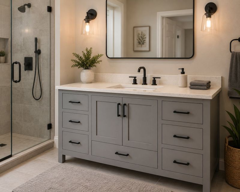 Vanity Cabinet Installation in Carmel, IN
