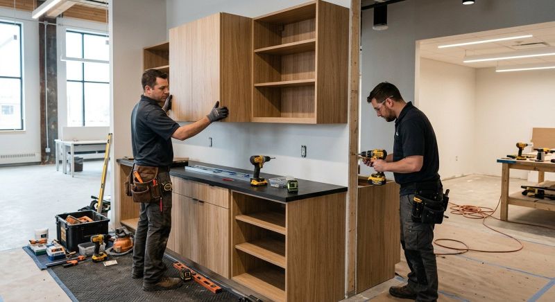 Vanity Cabinet Installation in Carmel, IN
