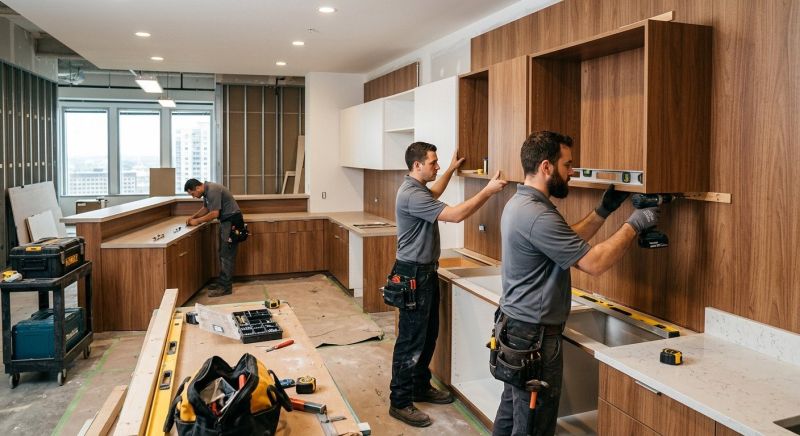 Wood Cabinet Installation in Muncie, IN